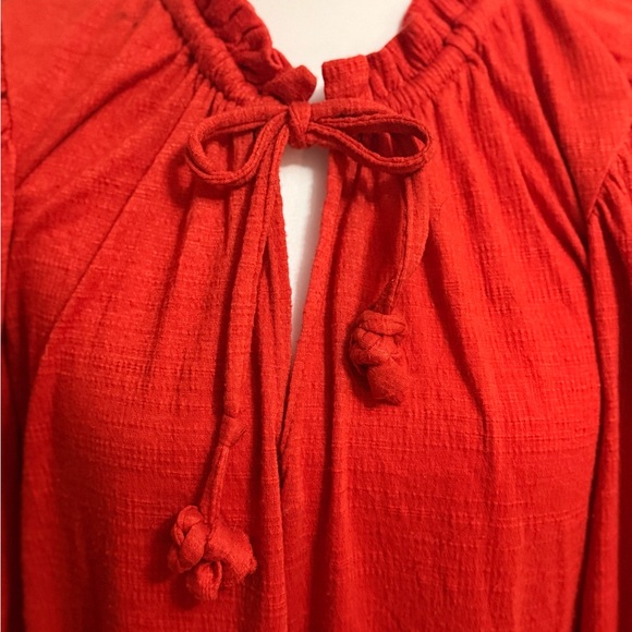 Max Studio Vibrant Red Long Sleeve Dress - Picture 3 of 5